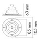 Little cable grommet Ø 105 mm  - Grey Color CU2805 - CanSB 